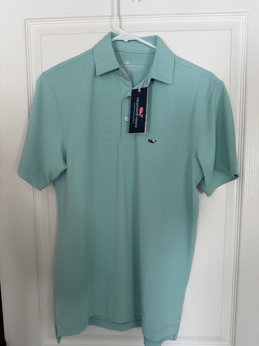 Vineyard Vines Men's Polo in Seafoam Green